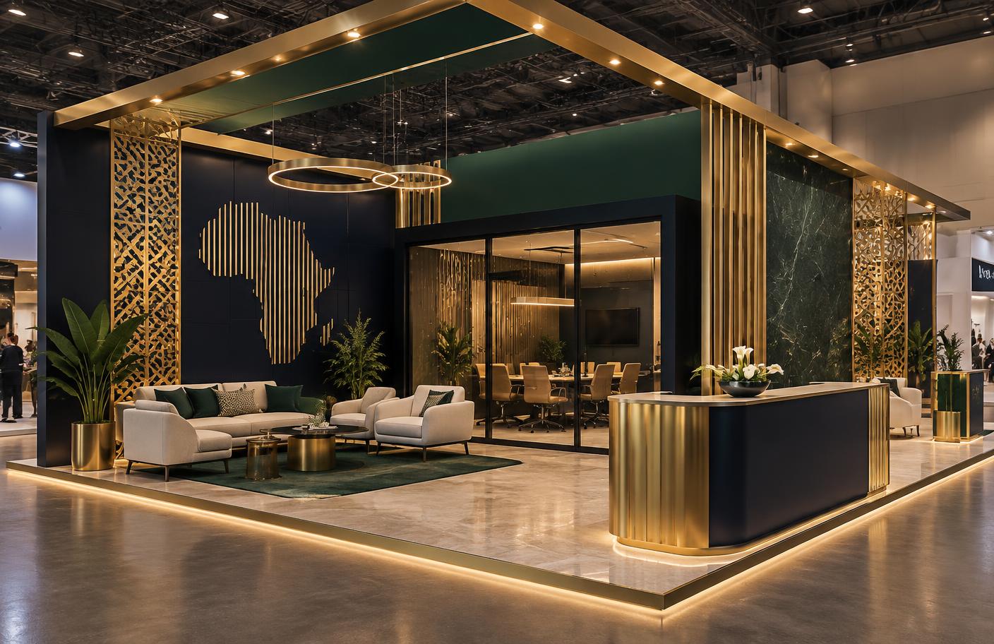 Illustration du Stand Platinum VIP · 50 m²